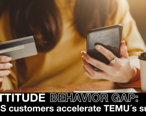The Attitude Behavior Gap: How US customers accelerate TEMU´s success