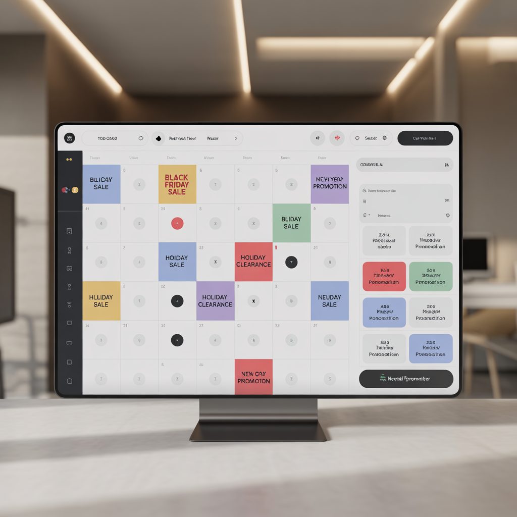 Retail Promotional Calendar Builder