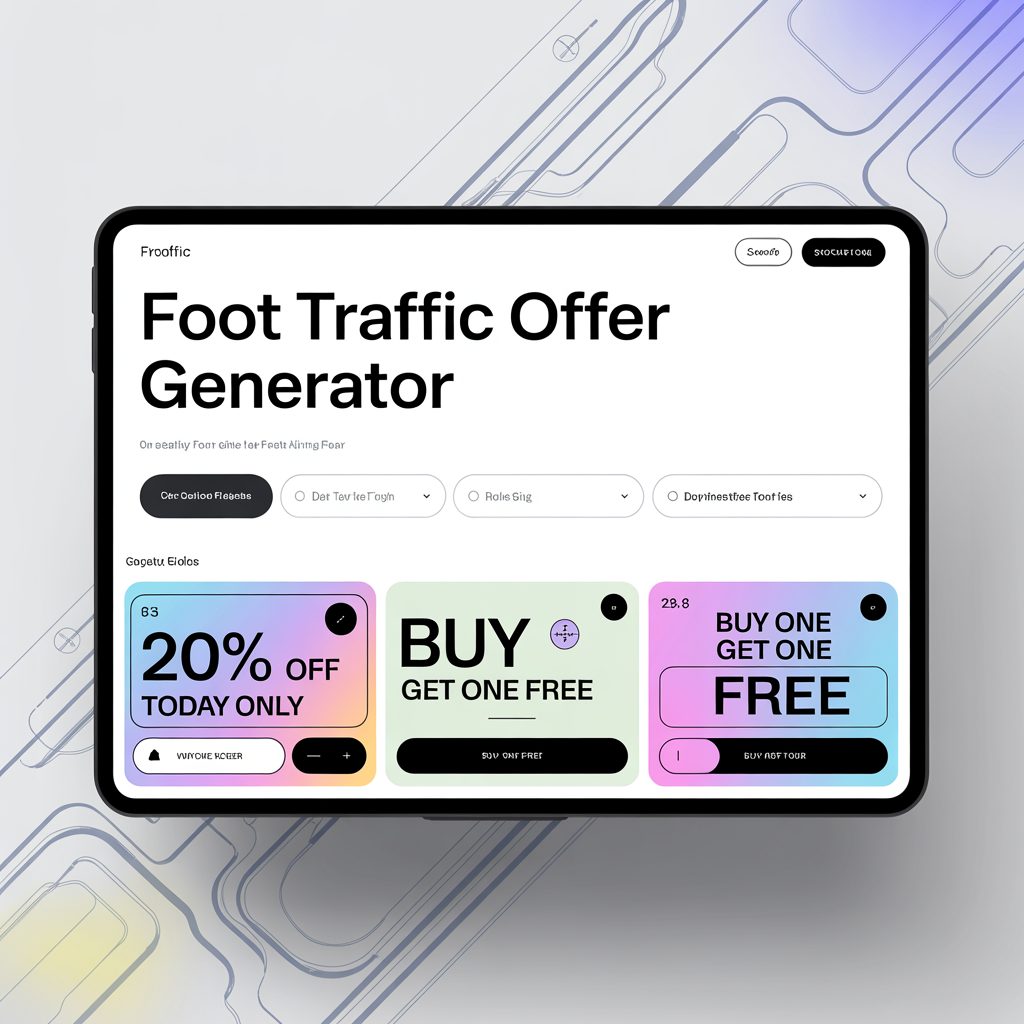 Foot Traffic Offer Generator