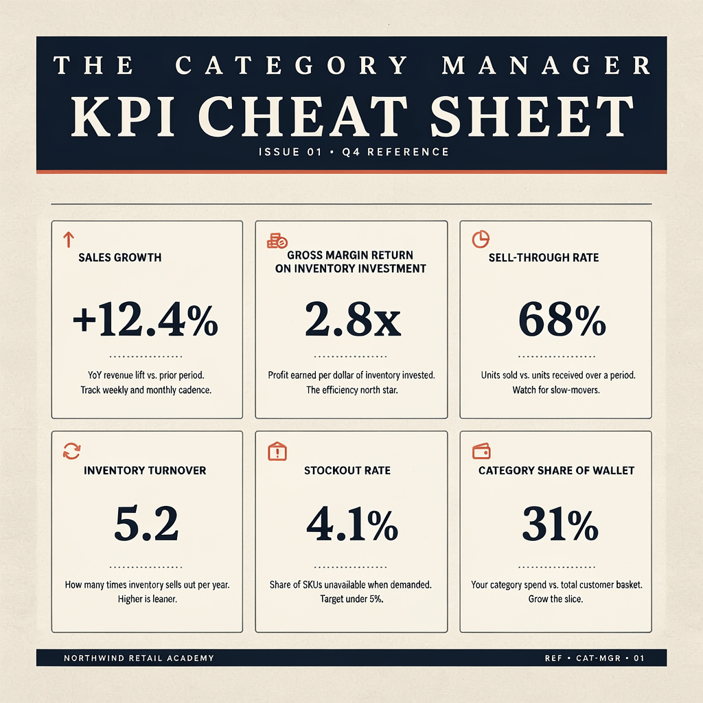 The Category Manager KPI Cheat Sheet